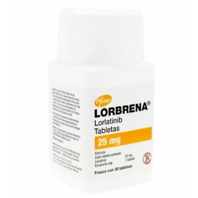 LORBRENA 25 MG ( LORLATINIB ) 30 FILM-COATED TABLETS